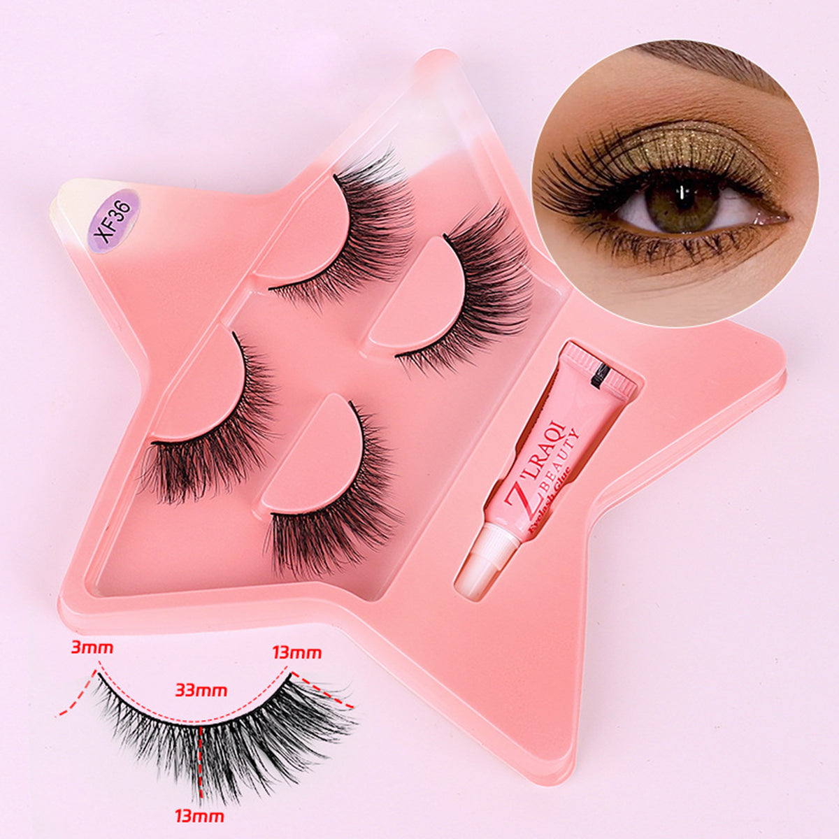 Ambiguous Game 2 Pairs Natural Lashes