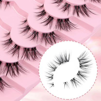 Butterfly Wing 7 Pairs Natural Lashes