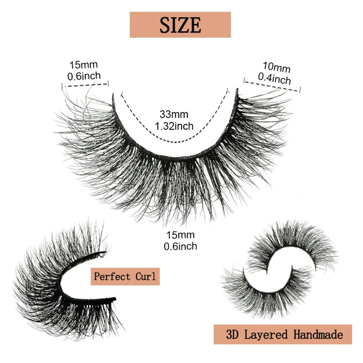 Dark Swan 14 Pairs Natural Lashes