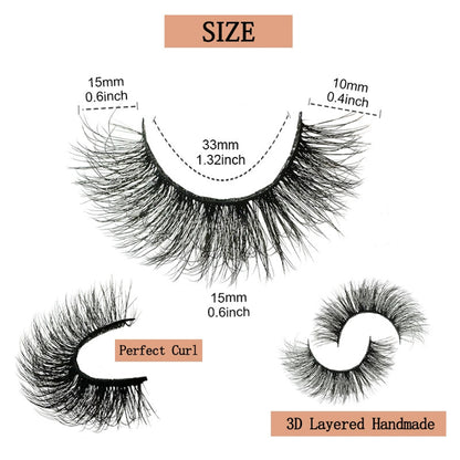 Dark Swan 14 Pairs Natural Lashes