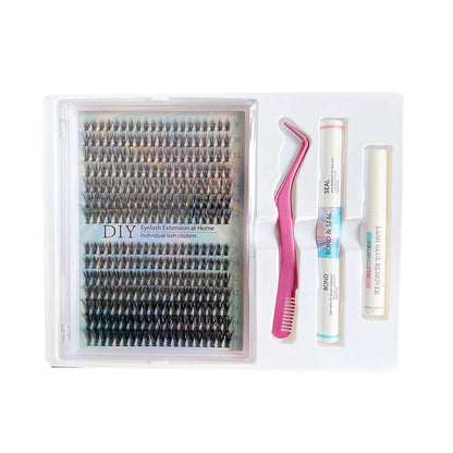 Cloud Nine Segmented Natural Glue-on Eyelashes Set