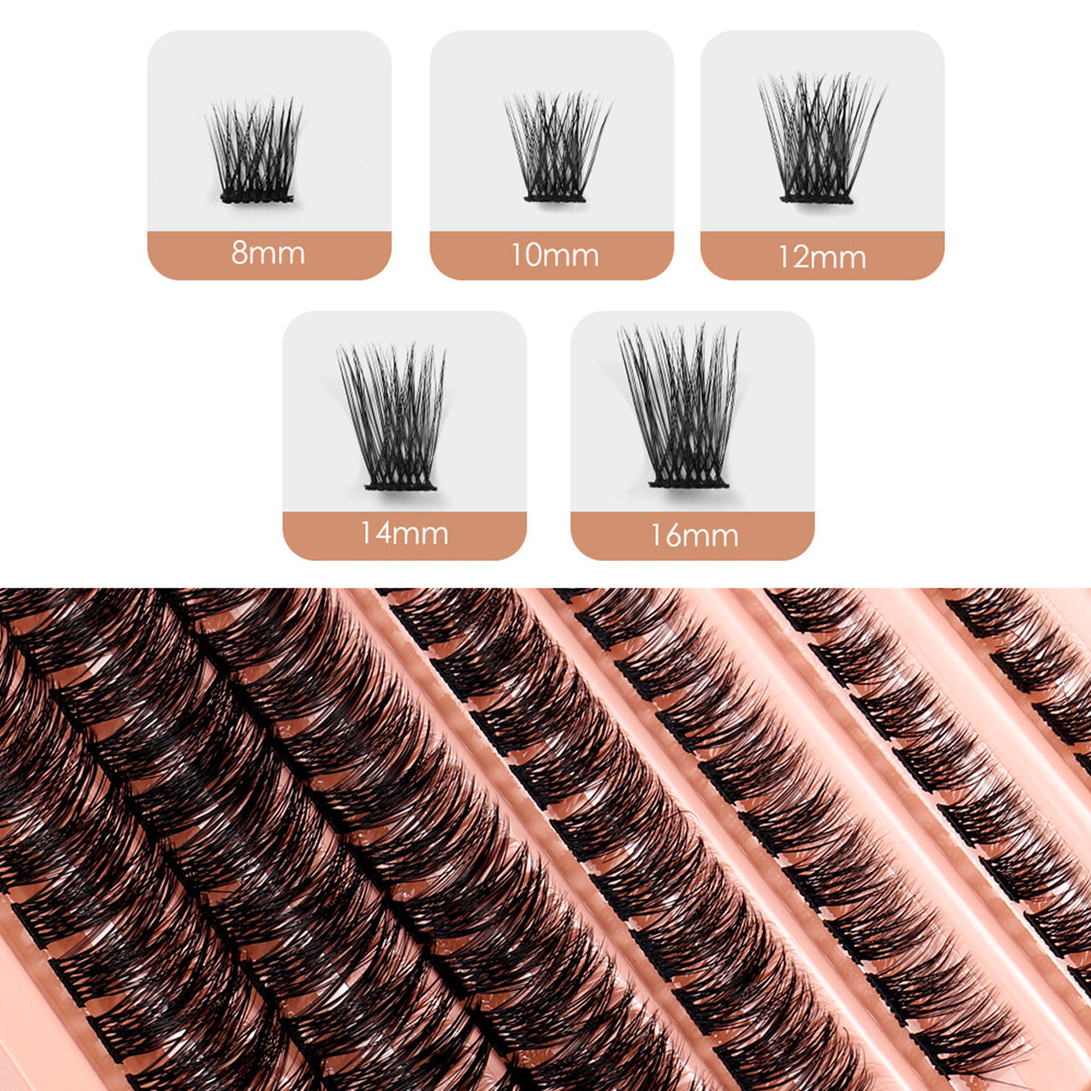 Fashion Show Segmented Natural Lashes