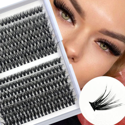 Whisper Silk Segmented Natural Glue-on Lashes