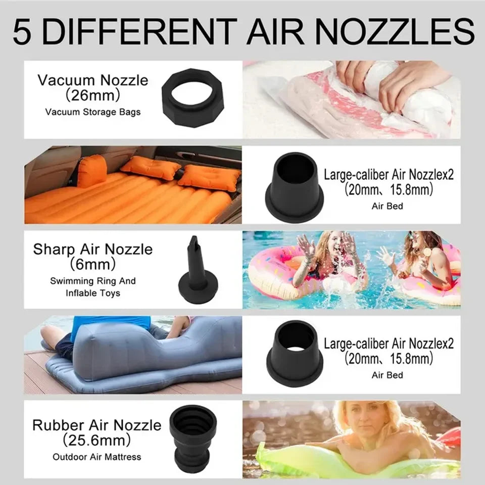 Outdoor Mini Camping Tent Lighting Swimming Circle Multi functional Inflatable Pump