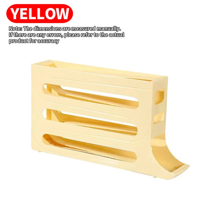 Egg storage box with automatic scrolling function