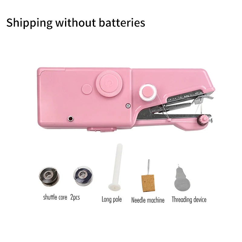 Mini handheld electric small household convenient sewing machine