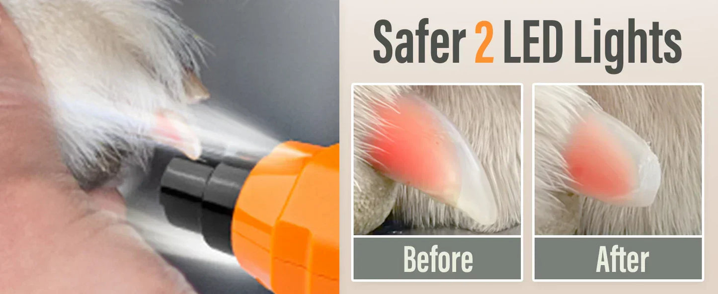 Electric Dog Nail Grinder | 6 Speeds | Ultra Quiet & Rechargeable | Painless Grooming