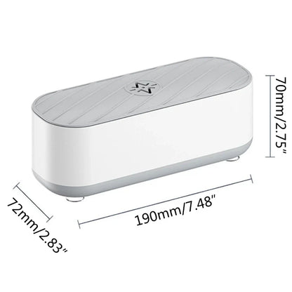 Portable Ultrasonic Jewelry Cleaner Low Noise Ultrasonic Cleaner Machine for Jewelry,Ring,Silver,Retainer,Eyeglass,Watch