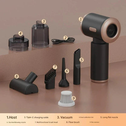 Dual function wireless handheld car vacuum cleanertion, Portable Blowing & Suction