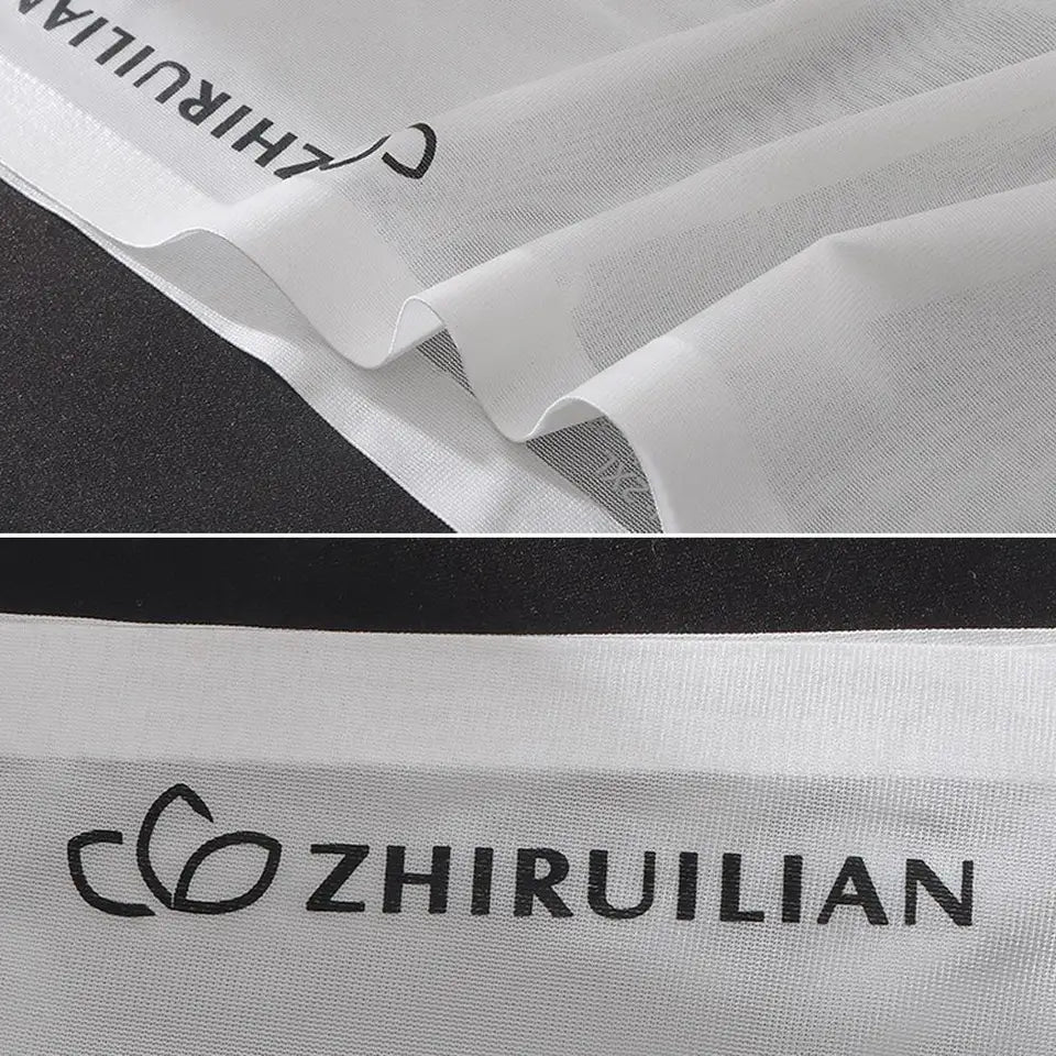 Men's mid waist solid color close fitting breathable underwear