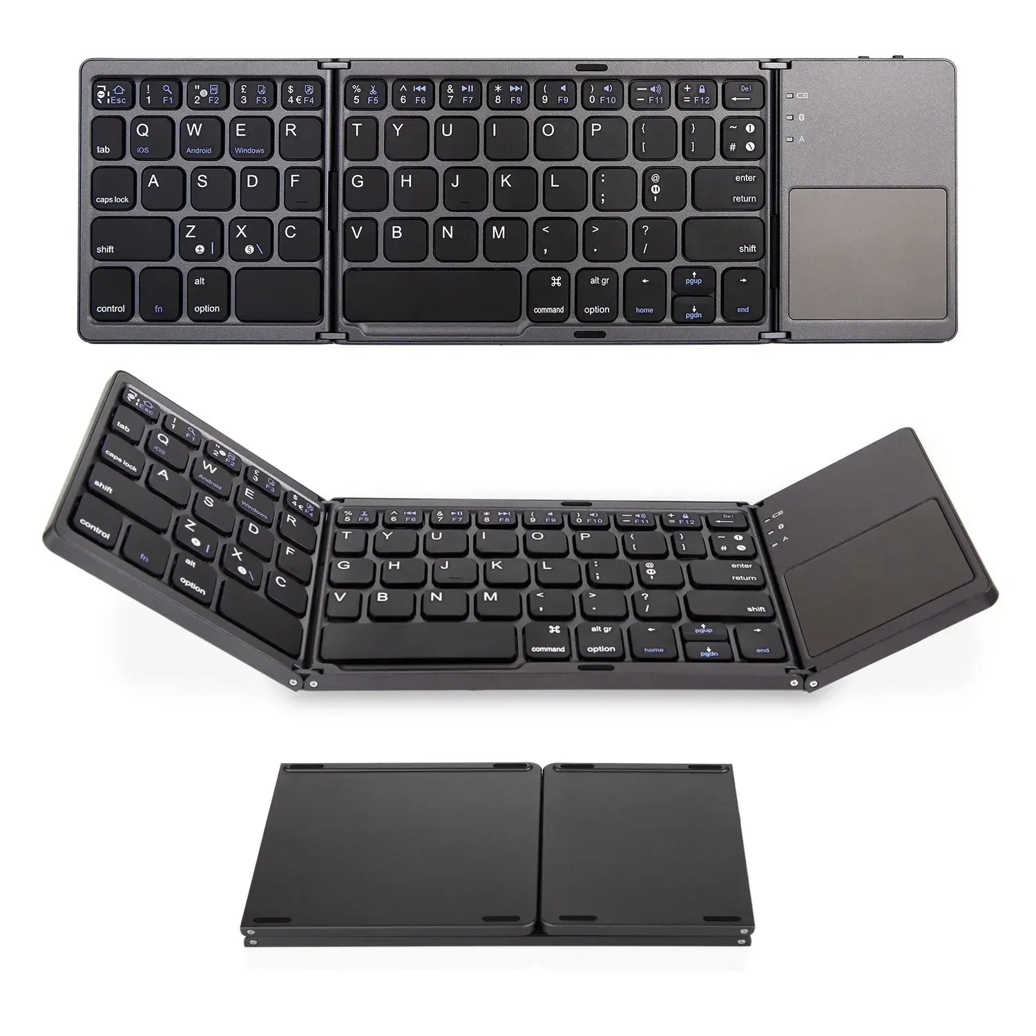 Mini Foldable Touch 3.0 bluetooth Keyboard For Samsung Dex Win/iOS/Android System