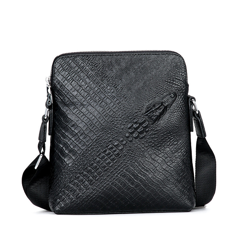 Mens Business Casual Embossed Shoulder Bag 1025090502