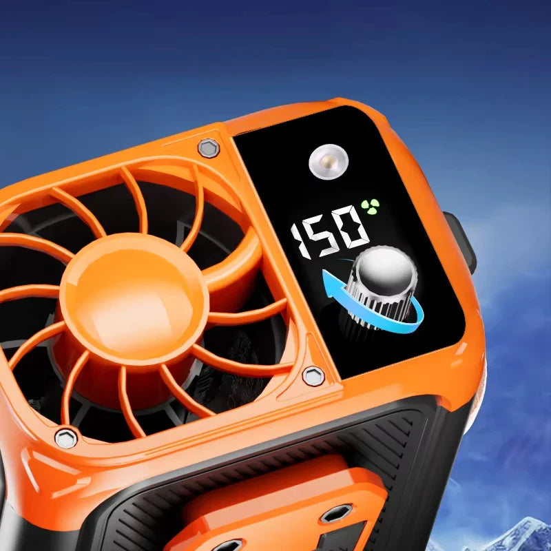 Mini High Speed Waist Fan Outdoor Multifunctional Mobile Fan