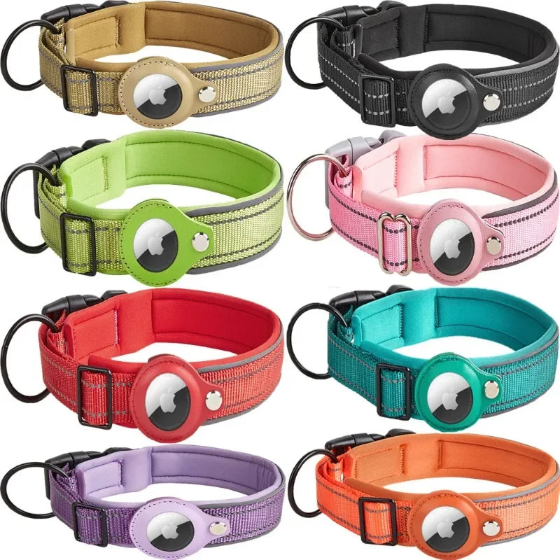 Personalized pet collar with adjustable leather anti loss collar
