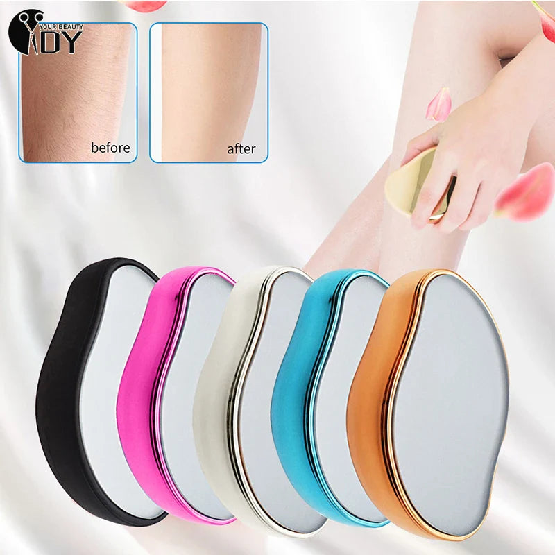 Nano painless hair removal device is safe, easy to clean, and reusable