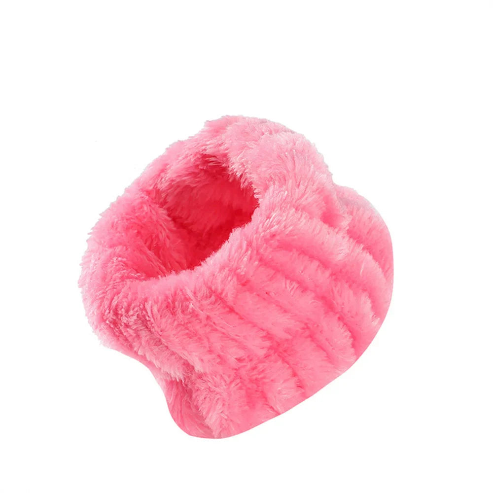 Solid color ultra-fine fiber water absorbing hair accessory headscarf, handmade makeup