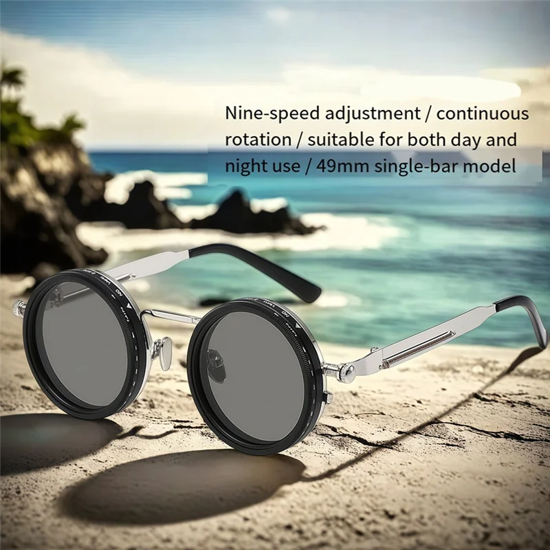 ND9 dimmable UV resistant high-definition filter glasses