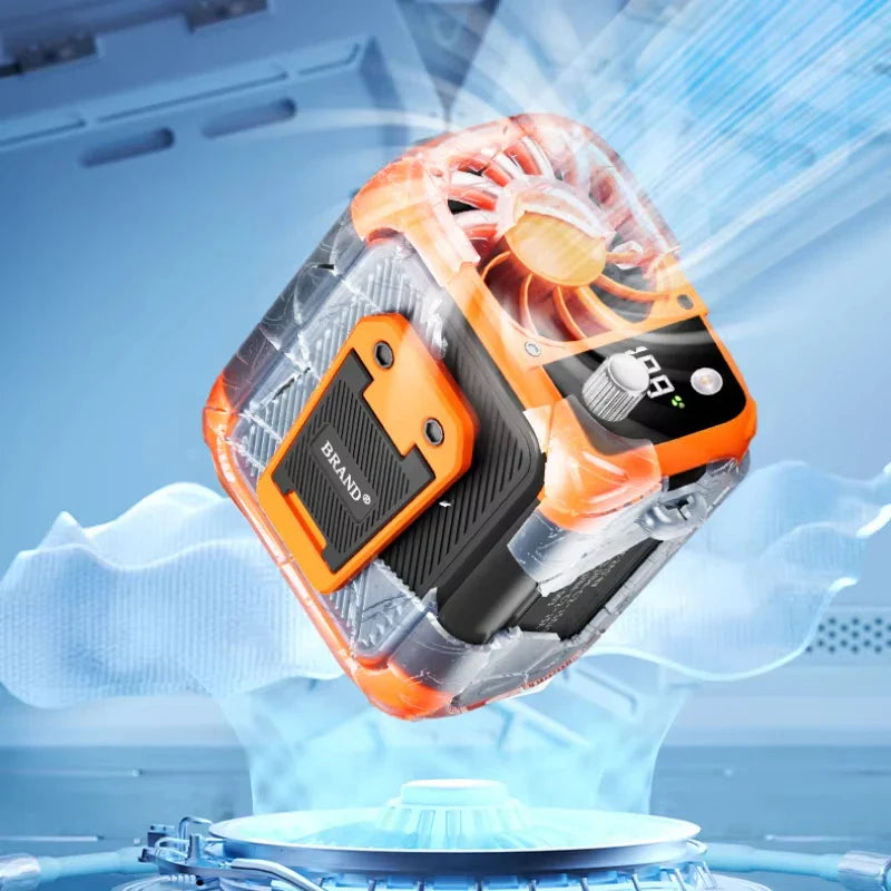 Mini High Speed Waist Fan Outdoor Multifunctional Mobile Fan