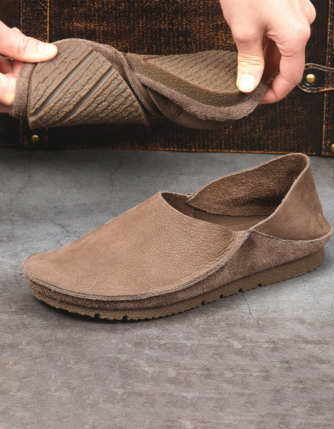 Soft Sole Comfortable Handmade Retro Flats for Men
