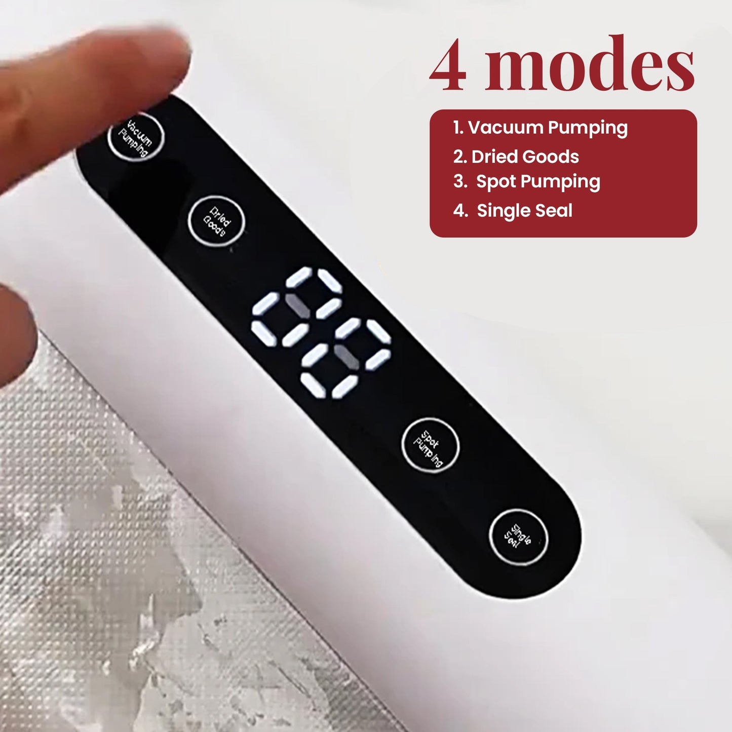 Portable Vacuum Sealer for Food Vacuumor for Products Kitchen Sealing Machine Cuisine Packaging Plastic Bag Sealant