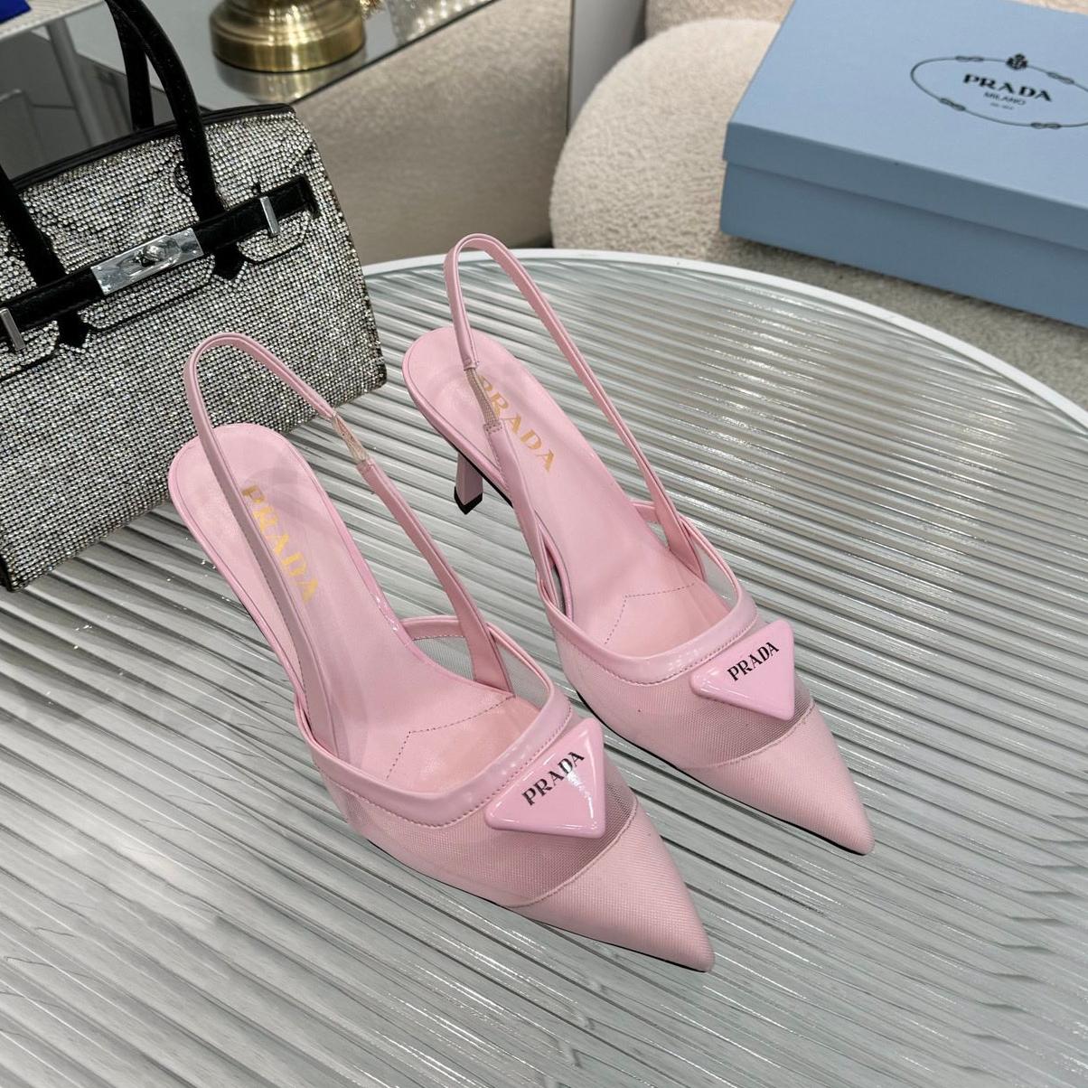 PRD fashion pointed mesh high heels 0725090813