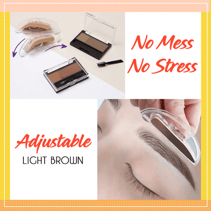 Adjustable Perfect Eyebrow Stamp - Makeup Tools for Beginners