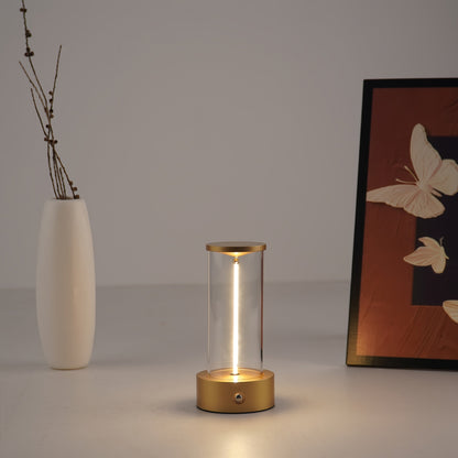 Rechargeable bedside quantum light dimmable with breathing variable light