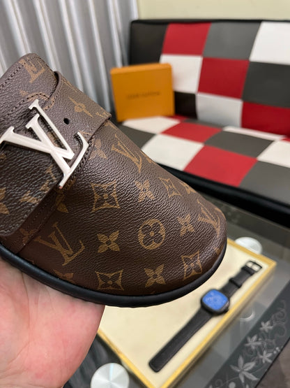 Lvv fashion casual printed slippers 0725082902