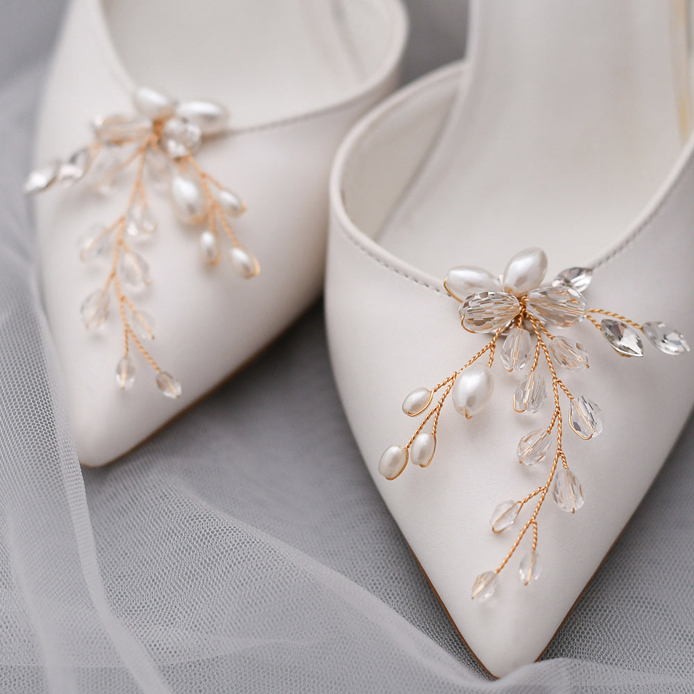 Ladies Wedding High Heels Fashion Buckle Accessories Clothes Decoration