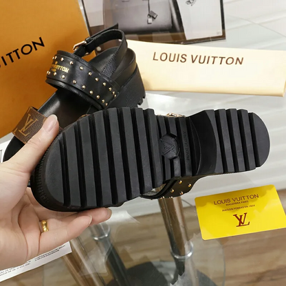 Louis new arrival women summer shoes heels 5 cm 0725101104