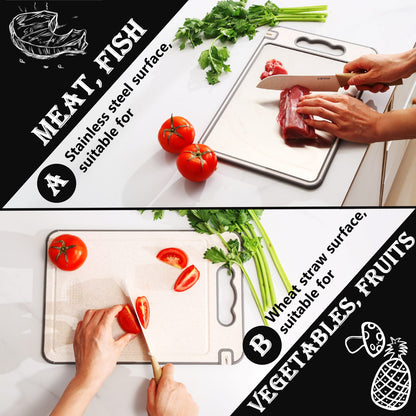 Stainless Steel Cutting Board – Scratch-Resistant Mesh Surface