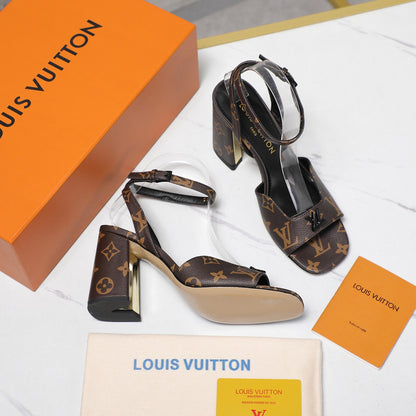 Lvv 25ss new high-heeled sandals 0725102305
