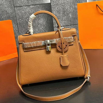 Hms fashionable cowhide handbag 0725091703