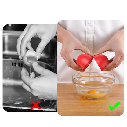Egg Shell Opener 3-Pack – Clean Crack Every Time, No Shell Fragments