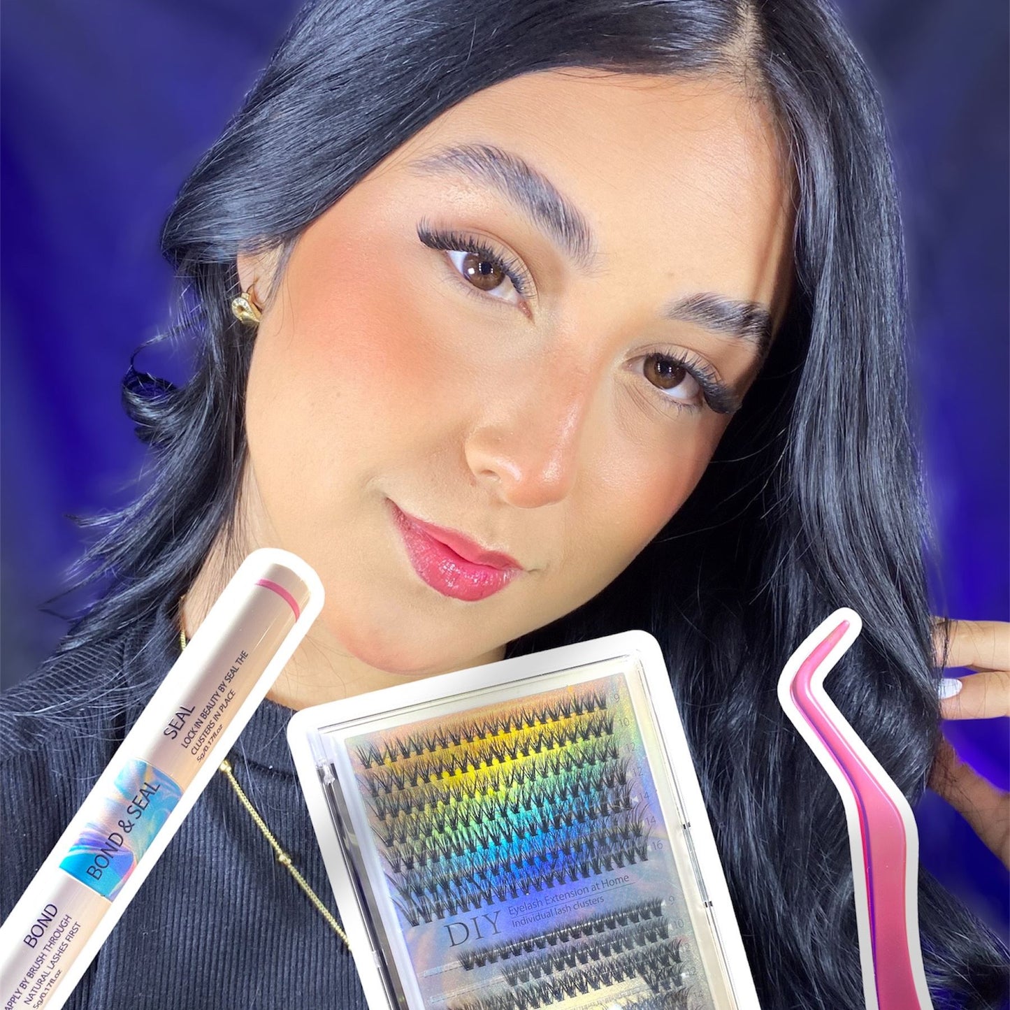 Cloud Nine Segmented Natural Glue-on Eyelashes Set