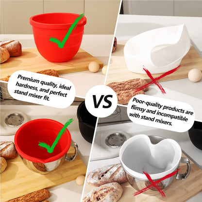 Silicone Bowl Liners for KitchenAid Stand Mixer – No More Splatter