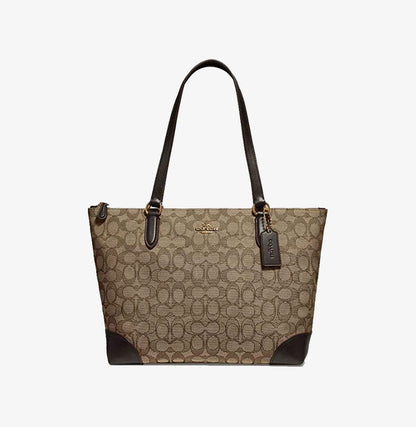 Signature PVC Zip Tote