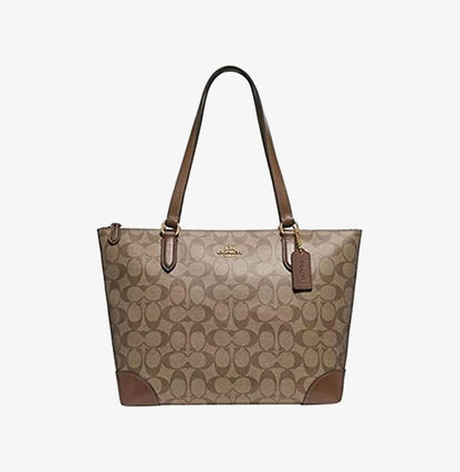 Signature PVC Zip Tote
