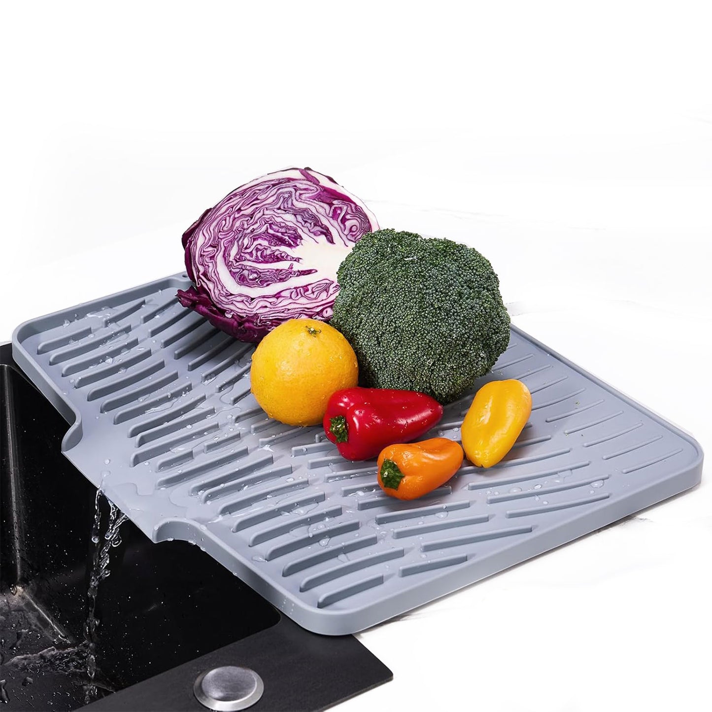 Silicone Dish Drying Mat – Heat Resistant, Non-Slip, Quick-Dry
