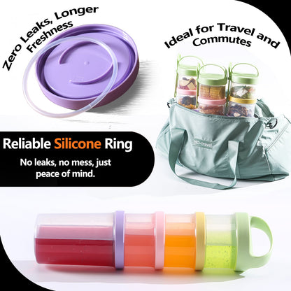 Formula Container To Go – 4 Stackable Twist-Lock Dispensers
